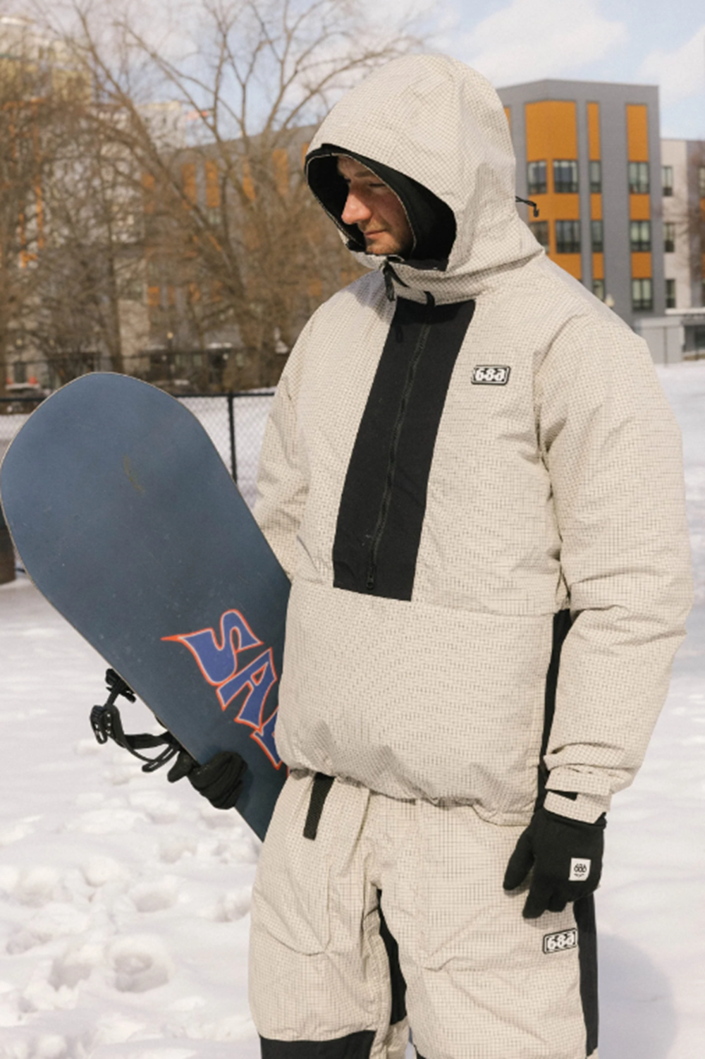 686 Ghost 2.5L Anorak Jacket Mens Limestone Ripstop