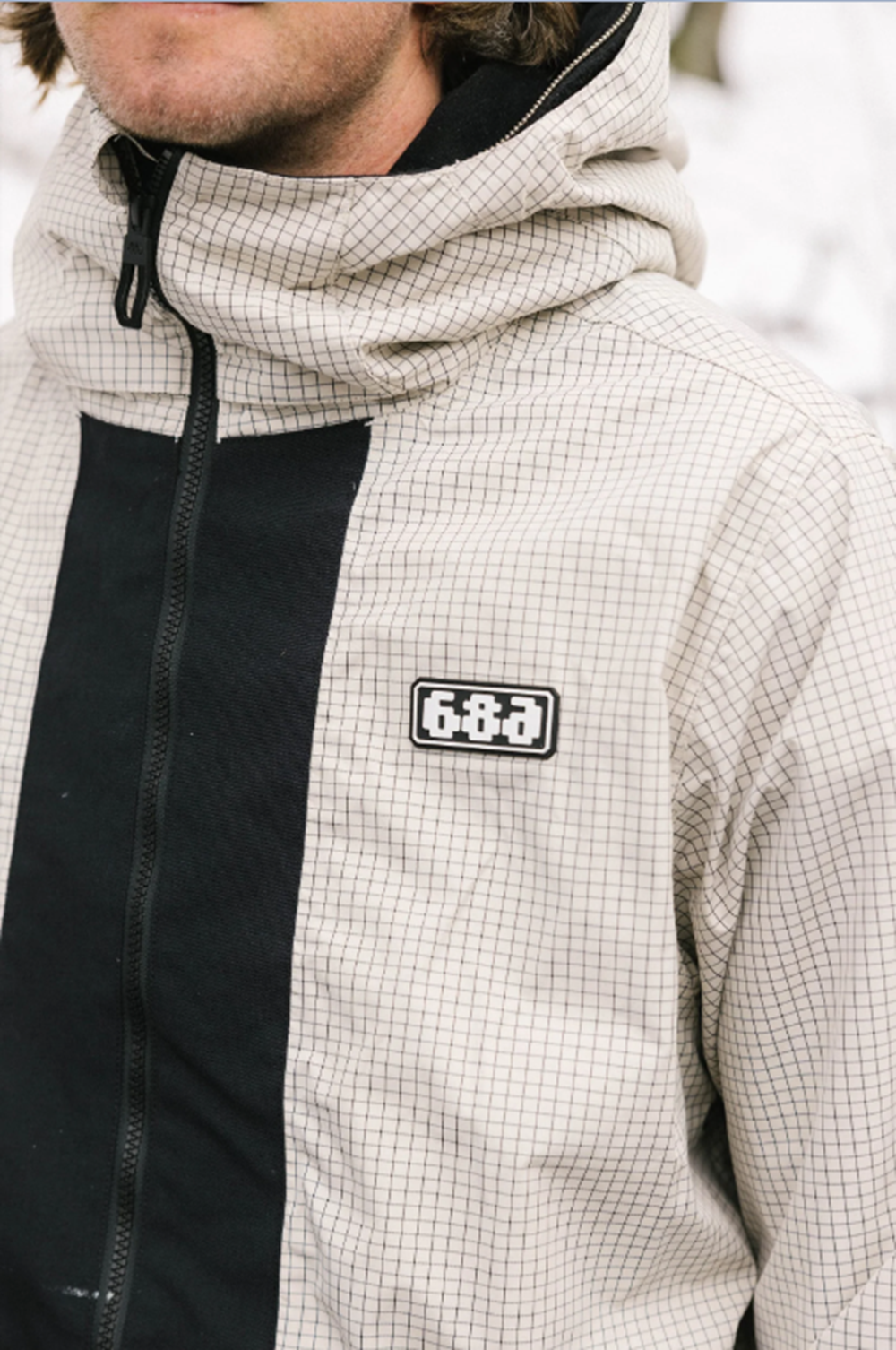 686 Ghost 2.5L Anorak Jacket Mens Limestone Ripstop