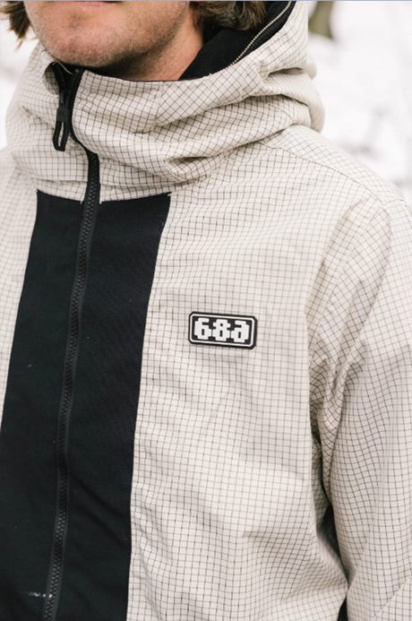 686 Ghost 2.5L Anorak Jacket Mens Limestone Ripstop