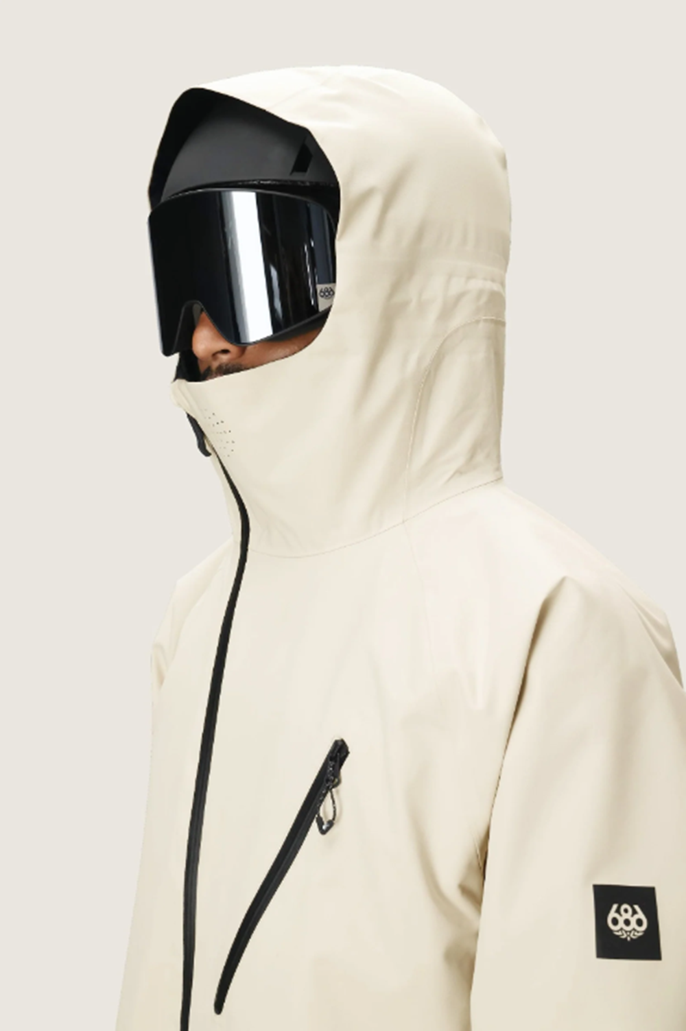 686 Hydra Thermagraph Jacket Mens Limestone Color Block