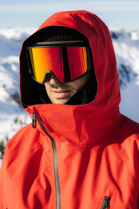686 Hydra Thermagraph Jacket Mens True Red Color Block