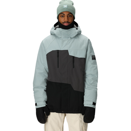 686 Geo Insulated Jacket Mens Dusty Marine Color Bock