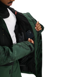 686 Geo Insulated Jacket Mens Moss Green Color Block