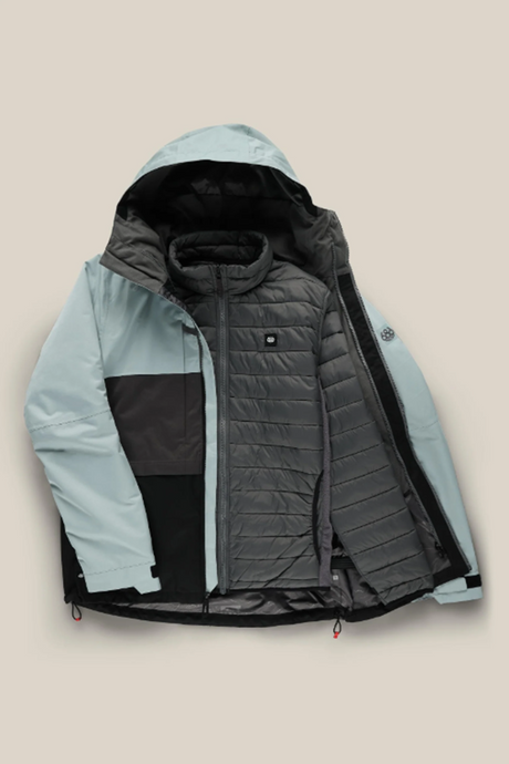 686 Smarty 3 in 1 Form Jacket Mens Dusty Marine Color Bock