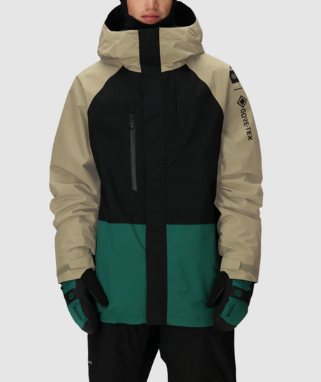 686 GoreTex Core Shell Jacket Mens Sage Color Block XL