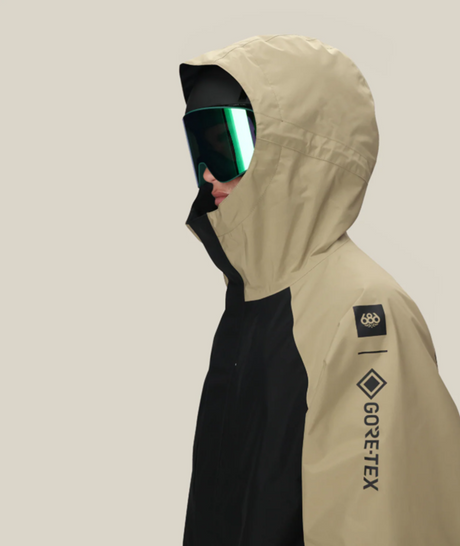 686 GoreTex Core Shell Jacket Mens Sage Color Block