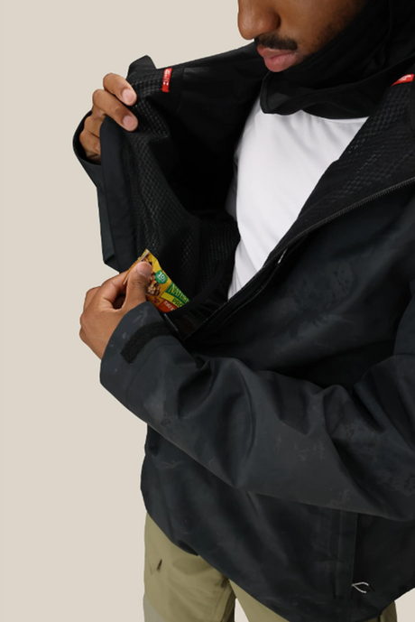686 Gore Fragment Shell Anorak Mens Black Hemisphere