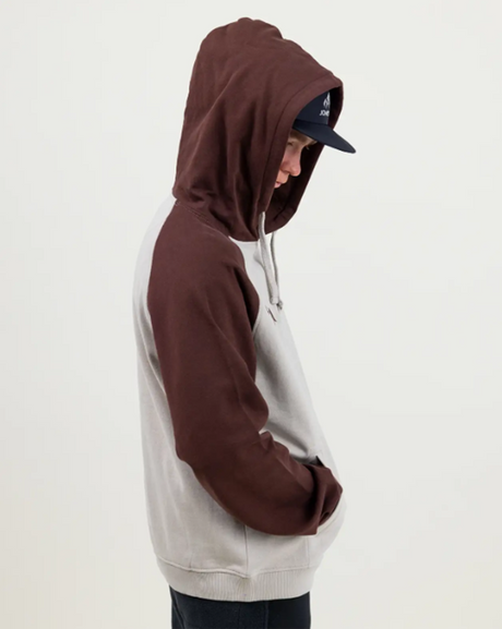 Jones Truckee Hoodie Organic Smoke Grey Print