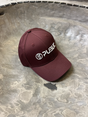 Public Logo Hat Maroon Snapback