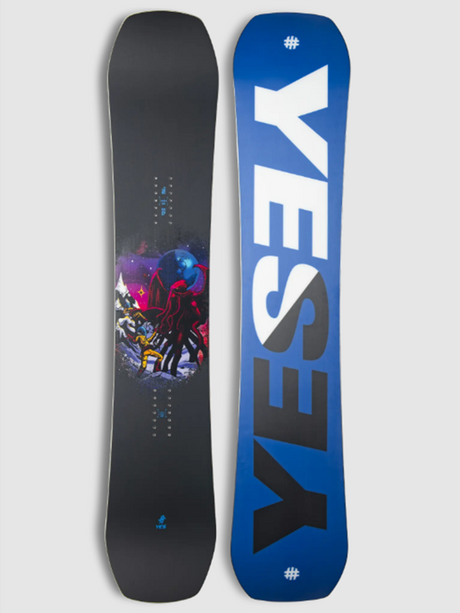Yes Sender XTRM Snowboard 2026 Black Blue 152