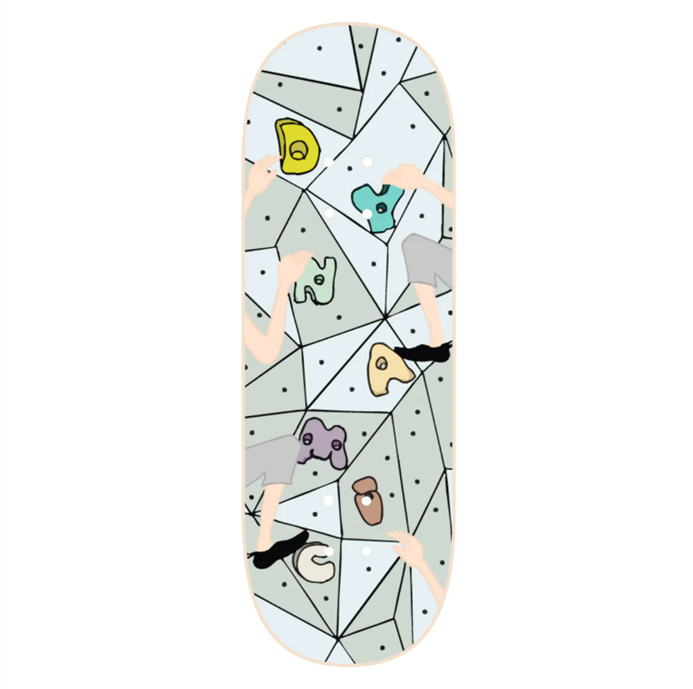 Dynamic Climbing Fingerboard Deck White 34mm