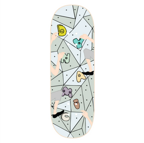 Dynamic Climbing Fingerboard Deck White 34mm