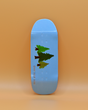 Red Wolf Happy Little Trees Fingerboard Deck Blue 34x94