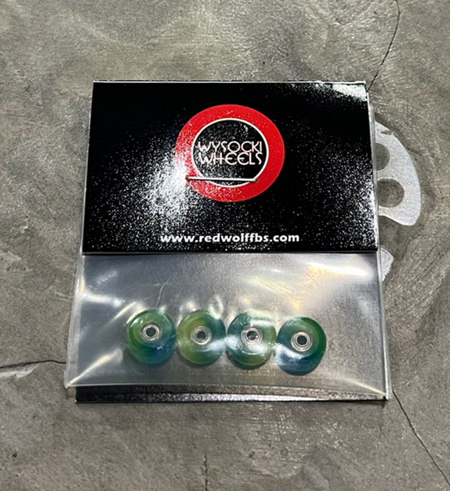 Wysocki Conical Fingerboard Wheels Yellow Green 8.1mm