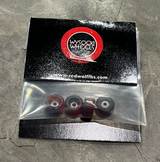 Wysocki Conical Fingerboard Wheels Red Blue Swirl 8.1mm