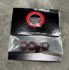 Wysocki Conical Fingerboard Wheels Red Blue Swirl 8.1mm