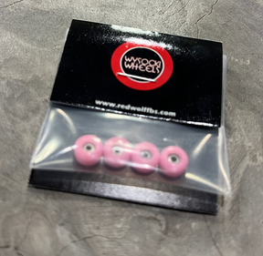 Wysocki Skate Wides Fingerboard Wheels Pink 7.5mm60d