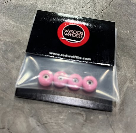 Wysocki Skate Wides Fingerboard Wheels Pink 7.5mm60d