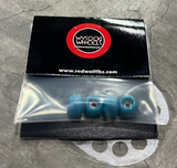 Wysocki Skate Shape Fingerboard Wheels Blue Swirl 7.5mm60d