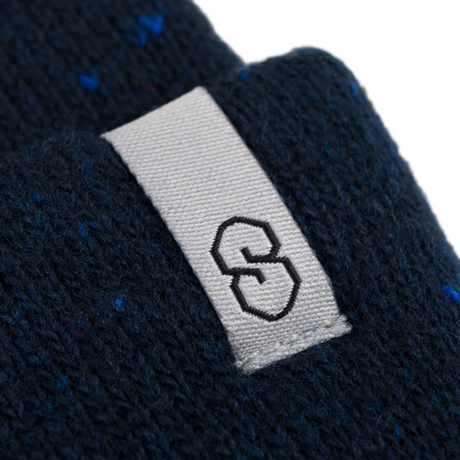 Souvenir Speckled Cuff Beanie Navy One Size