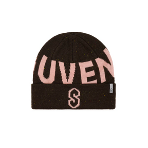 Souvenir Speckled Cuff Beanie Chocolate One Size