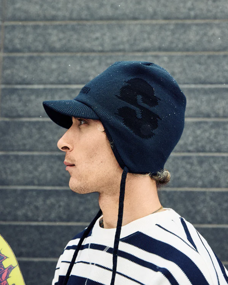 Souvenir Knit Visor Cap Black One Size