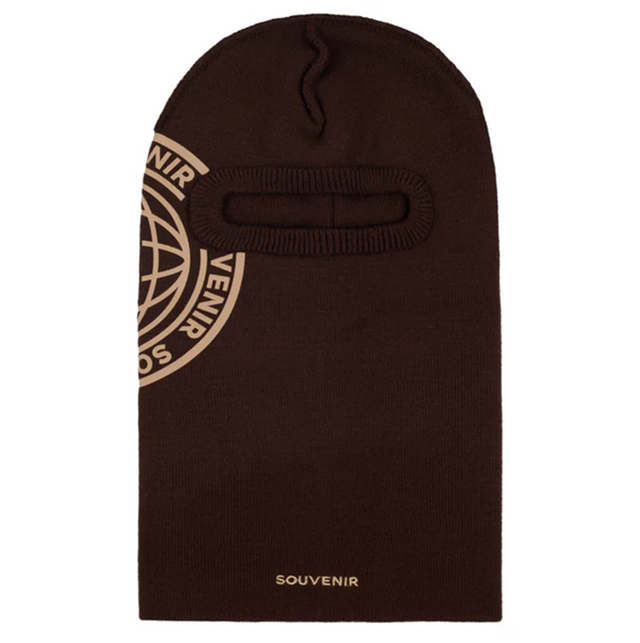 Souvenir Printed Burgular Mask Chocolate One Size