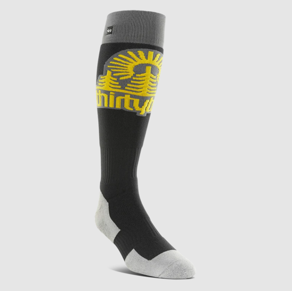 ThirtyTwo Halo Snow Socks Blk Char L/XL 9-14