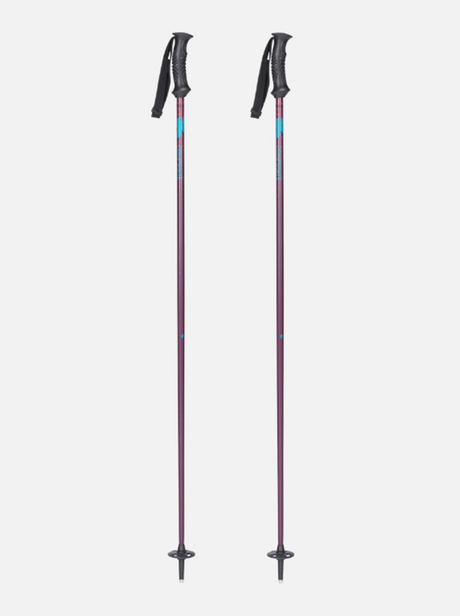 K2 Style Composite Ski Poles 2026 Burgundy 42in