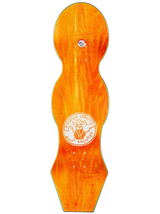 Krooked Snackman Shaped Cruiser Skateboard Deck Brown 9x31.4
