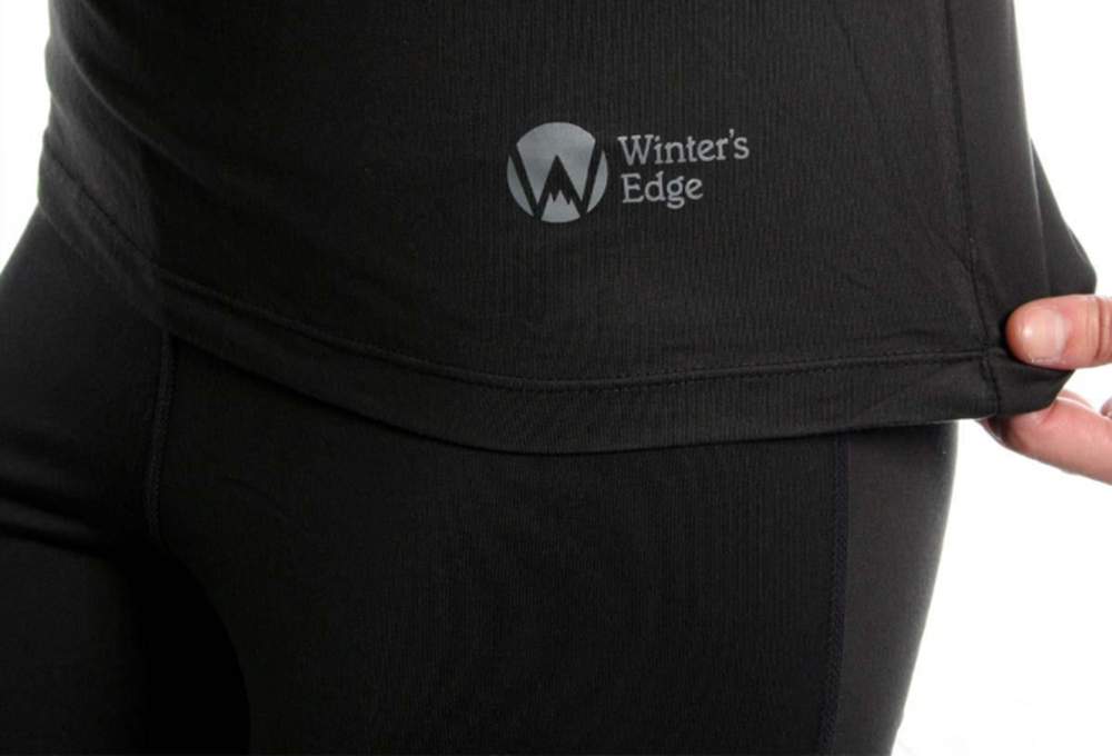 WintersEdge Light Weight Base Layer Top Womens Charcoal
