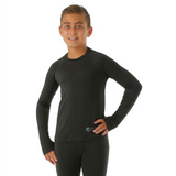 WintersEdge Light Weight Base Layer Top Youth Charcoal Large