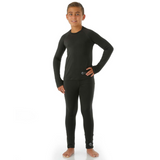 WintersEdge Light Weight Base Layer Pant Youth Charcoal Large