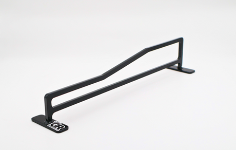 GrindRight Fingerboard Kinked Rail Black 12inch