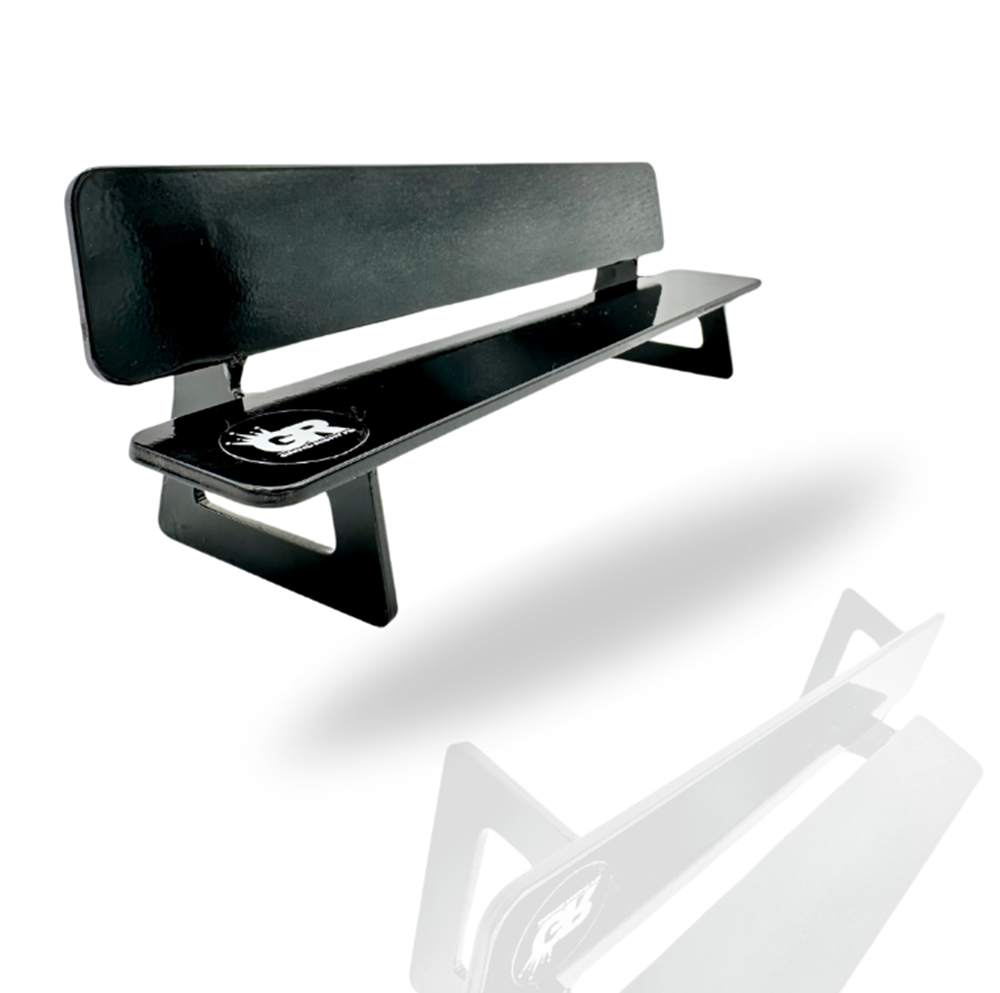 GrindRight Fingerboard Park Bench Black 10inch