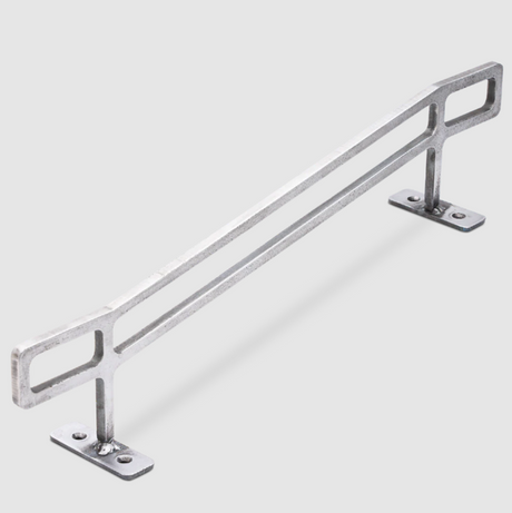 GrindRight Fingerboard 5stair Kink Raw Silver 14inch