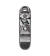 Deathwish Secret Tales Skateboard Deck Black White 8.5 wb14.5