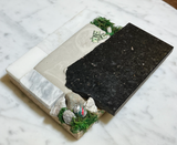 223 Fingerboard Spot Park Marble Rock Pile Black White 6x5