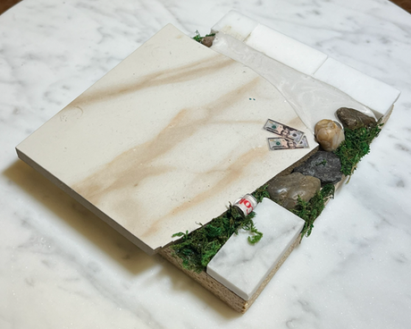 223 Fingerboard Spot Park Tile Over Hang White 6x6