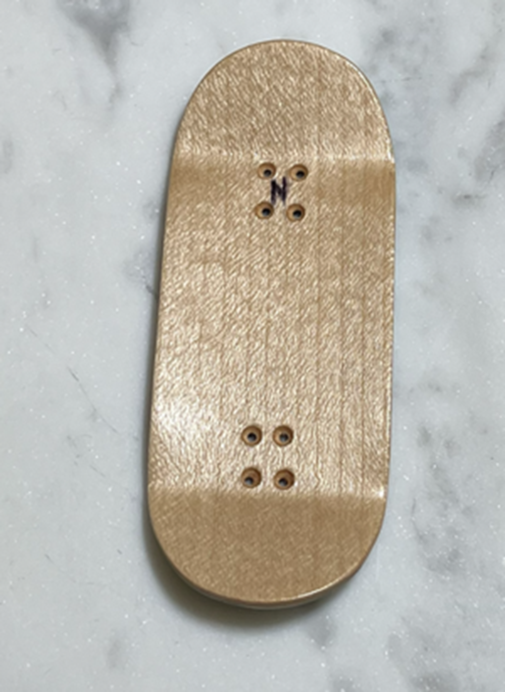 223 Ol Timer Fingerboard Deck Black White 38.5x99 OG Med