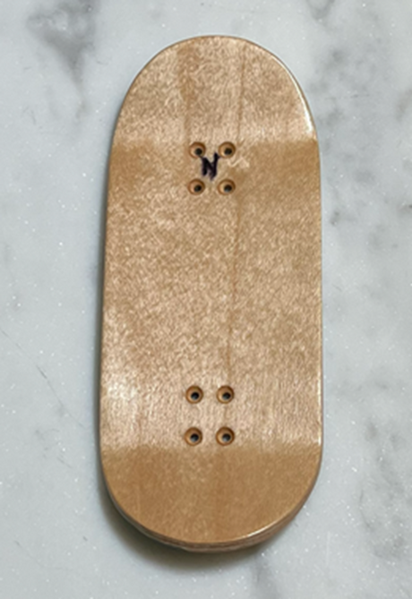 223 Ol Timer Fingerboard Deck Black White 39x97.5 OG Med