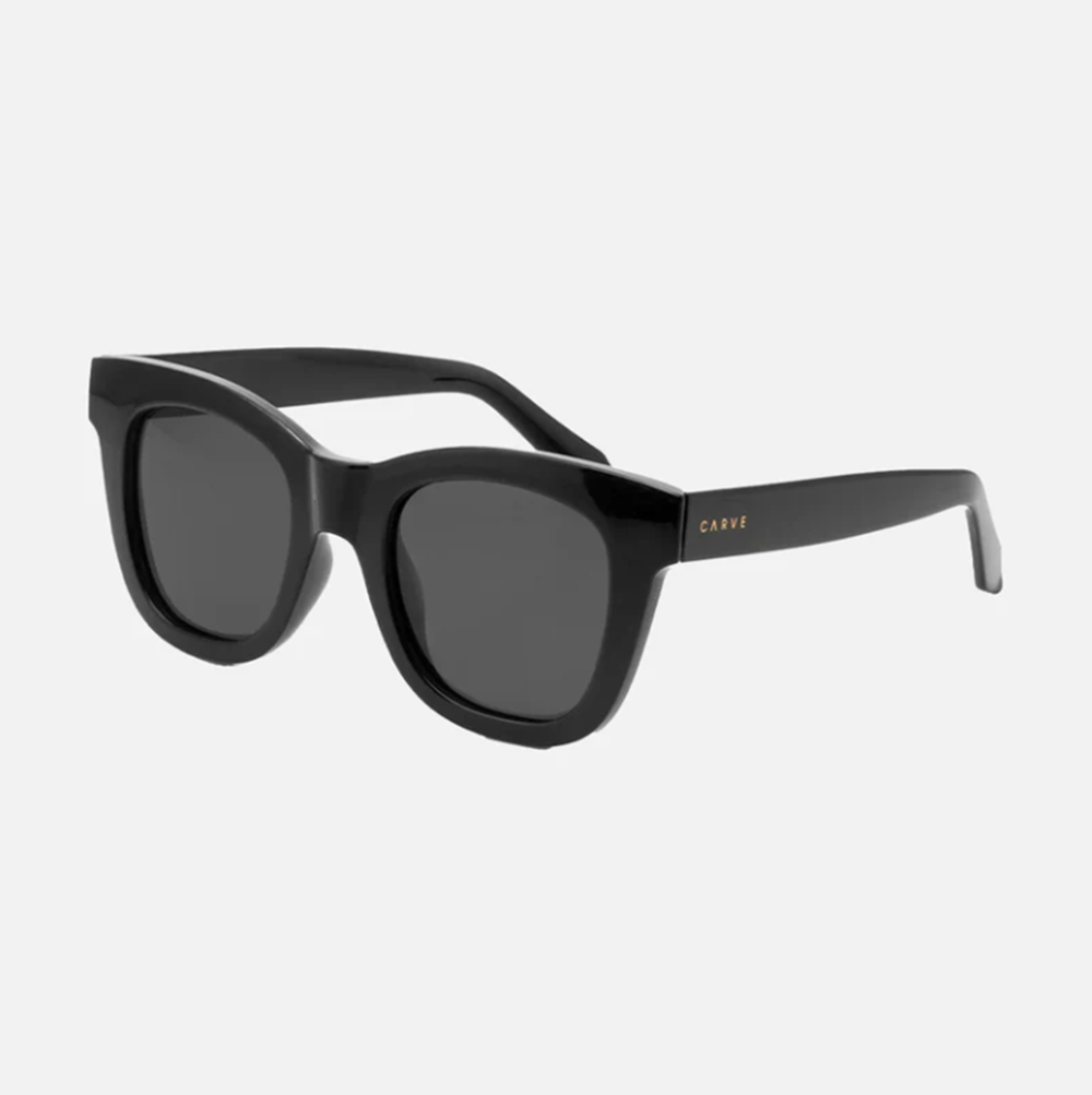 Carve Elba Polarized Sunglasses Gloss Black Grey