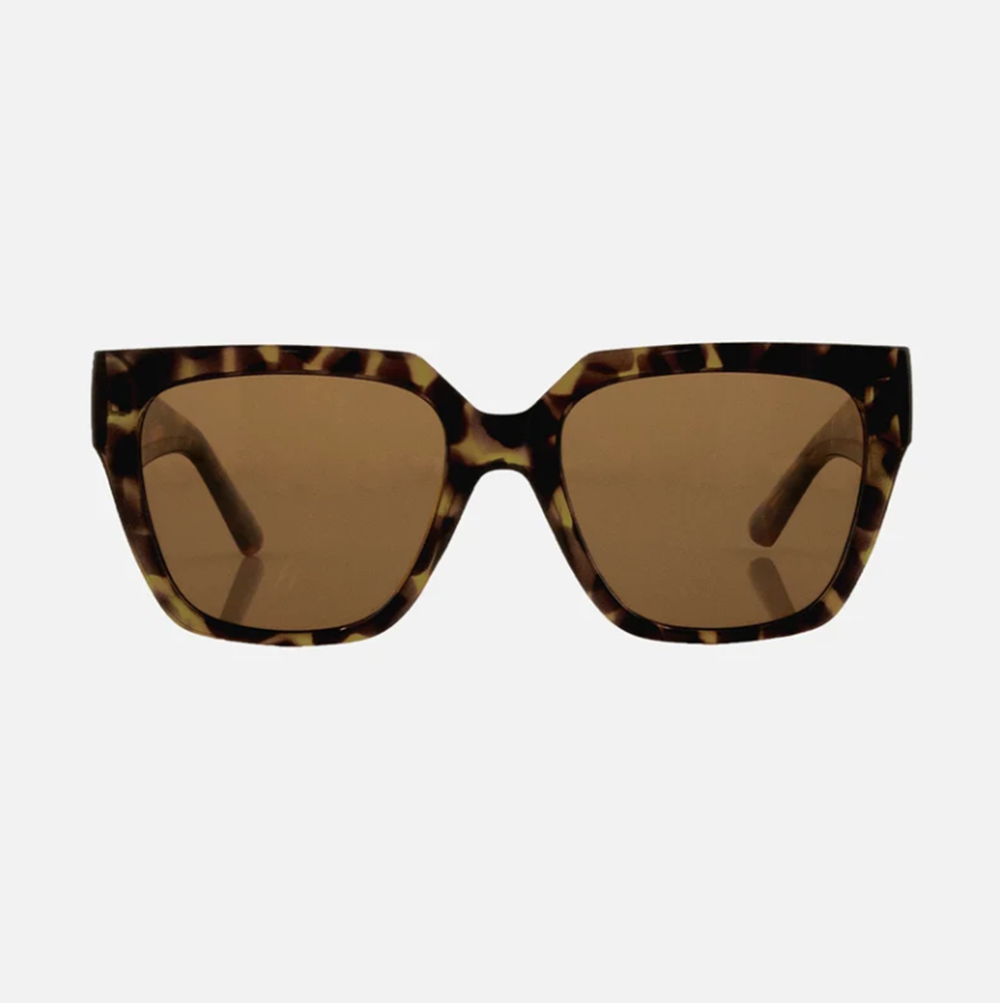 Carve Brooklyn Polarized Injected Sunglasses Brown Tort Brown Lens