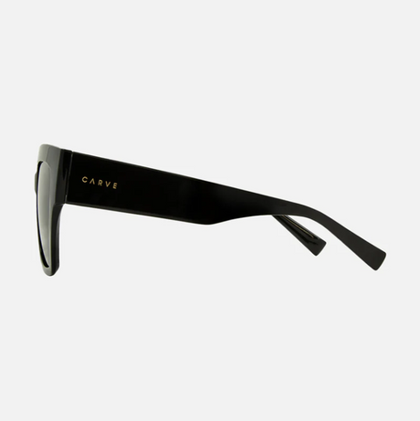 Carve Valerie Polarized Injected Sunglasses Black Grey
