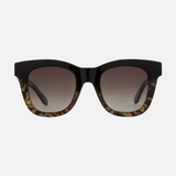 Carve Elba Polarized Sunglasses Black Tort Fade Grey