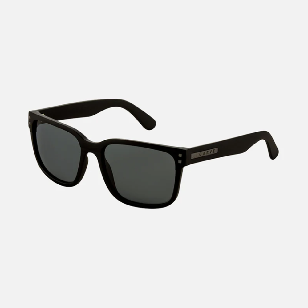 Carve Rival XL Polarized Injected Sunglasses Matt Black Grey