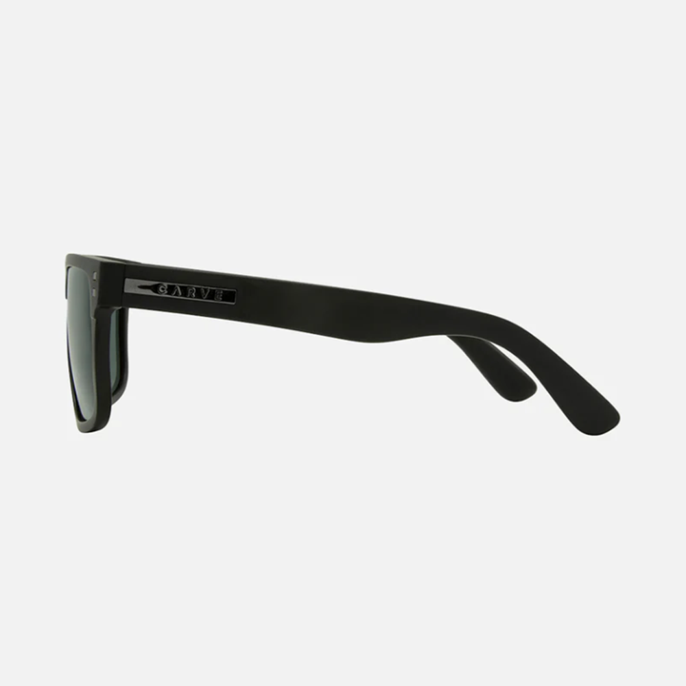 Carve Rival XL Polarized Injected Sunglasses Matt Black Grey