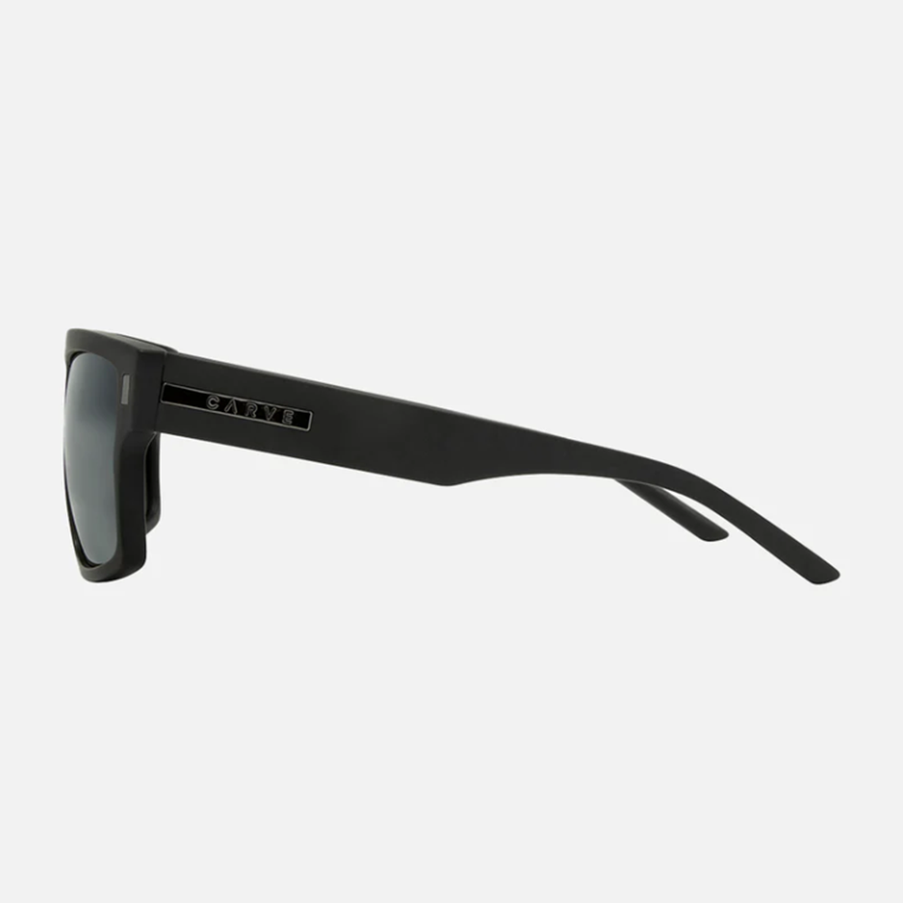 Carve Wavey XL Polarized Sunglasses Matt Black Grey