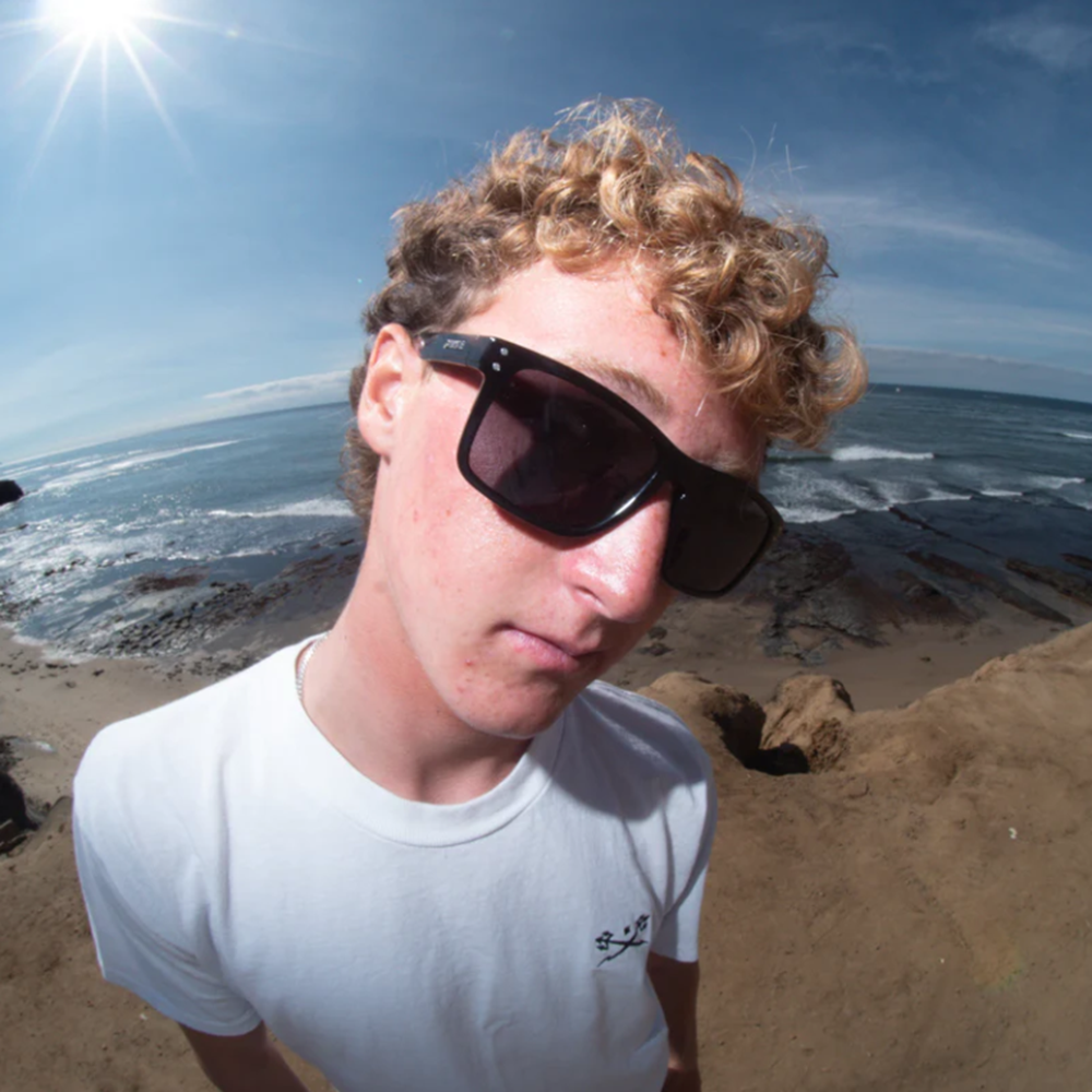 Carve Goblin Polar Injected Sunglasses Gloss Black Grey