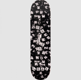 April Leal Beads Skateboard Deck Black White 8